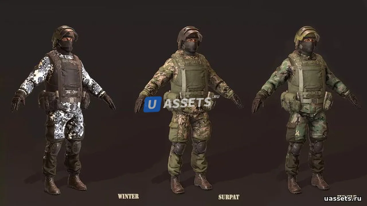 Russian Soldier Camo Pack