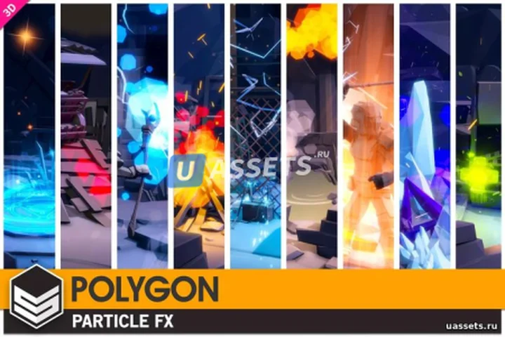 POLYGON Particle FX - Low Poly 3D