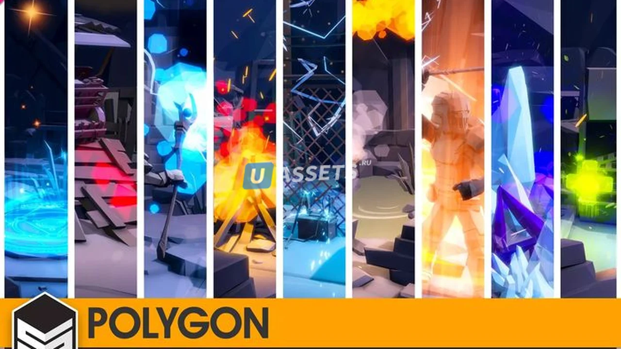 POLYGON Particle FX - Low Poly 3D