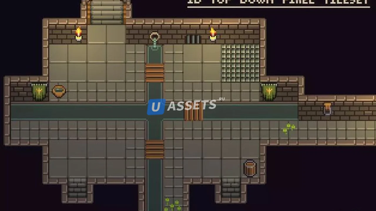 2D Top down pixel tilese