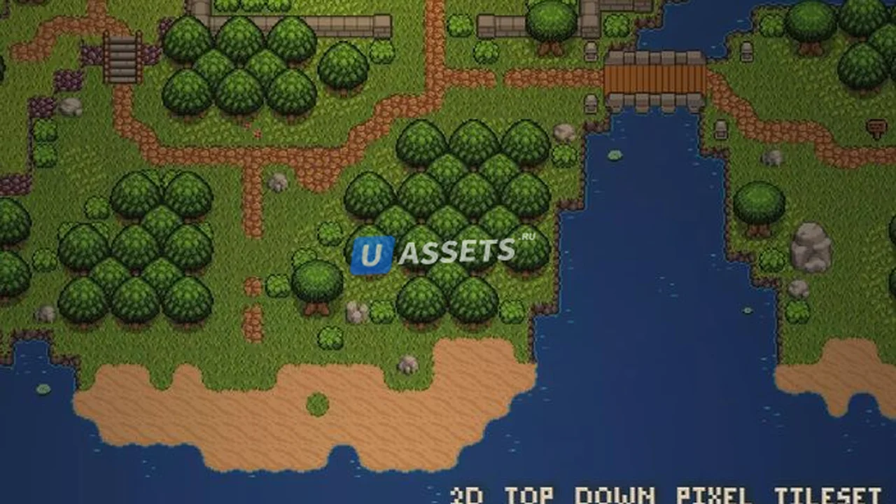 2D Top down pixel tilese
