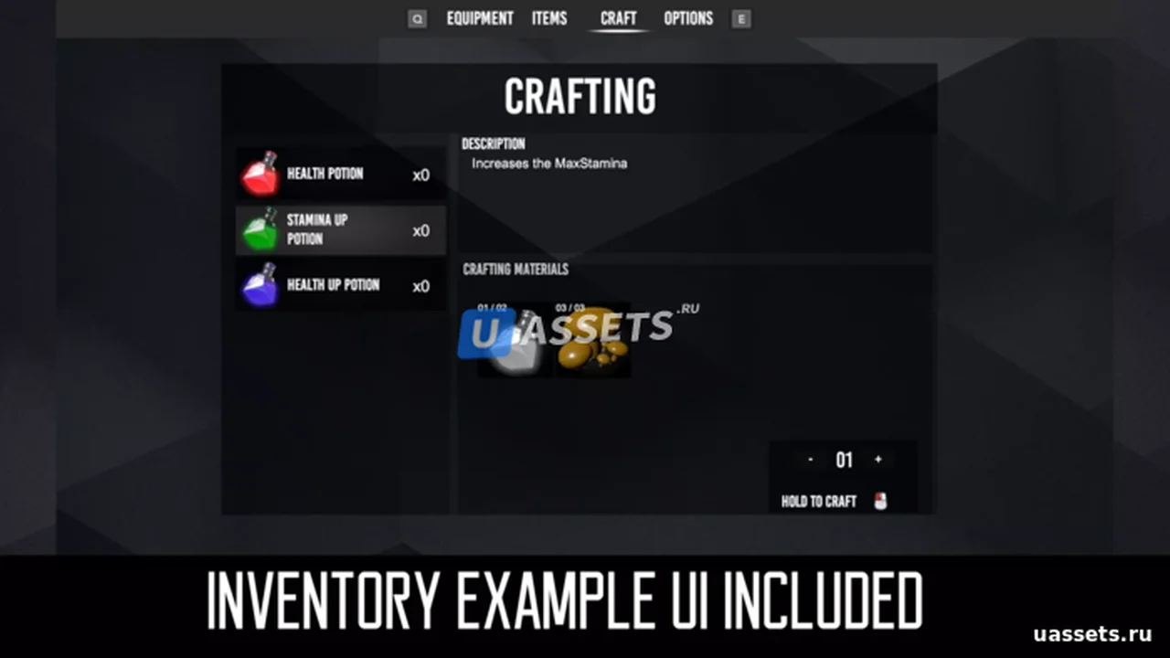 Invector Crafting Add-on
