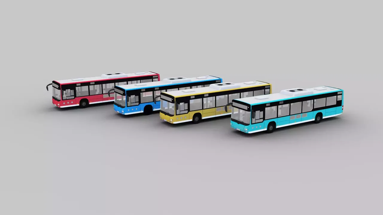City Bus with Interior 3