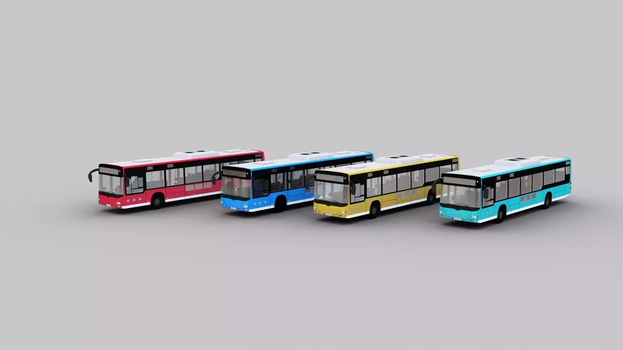 City Bus with Interior 3