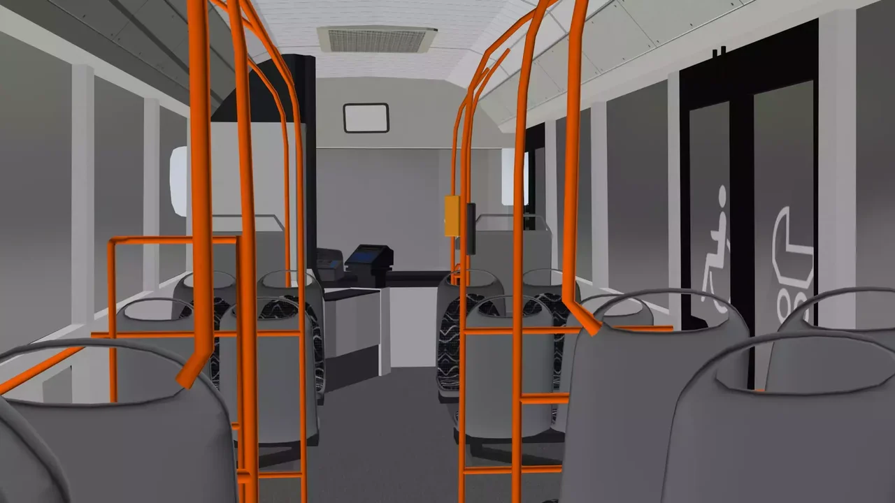 City Bus with Interior 3