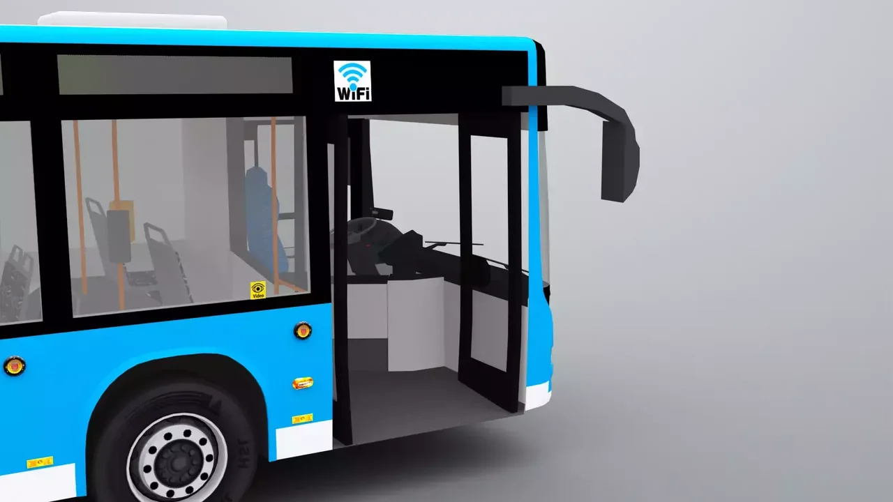 City Bus with Interior 3