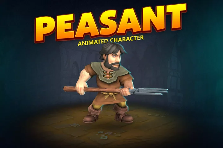 Peasant animated character