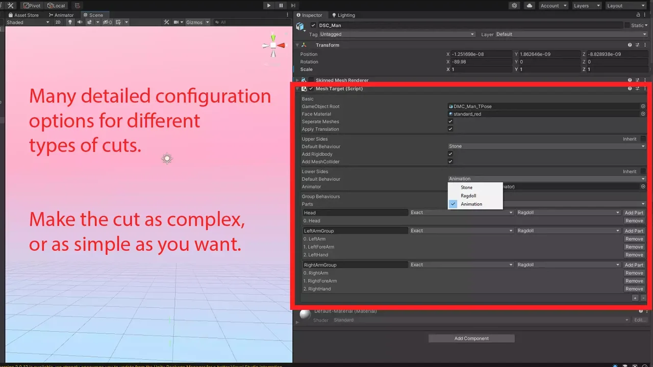 Dynamic Mesh Cutter
