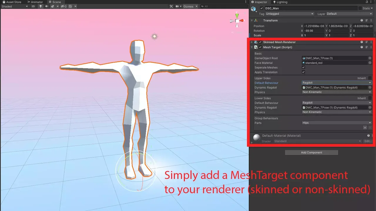 Dynamic Mesh Cutter