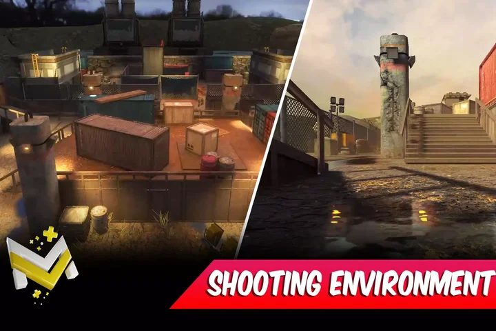 FPS Shooting Mobile Game Optimized Environment