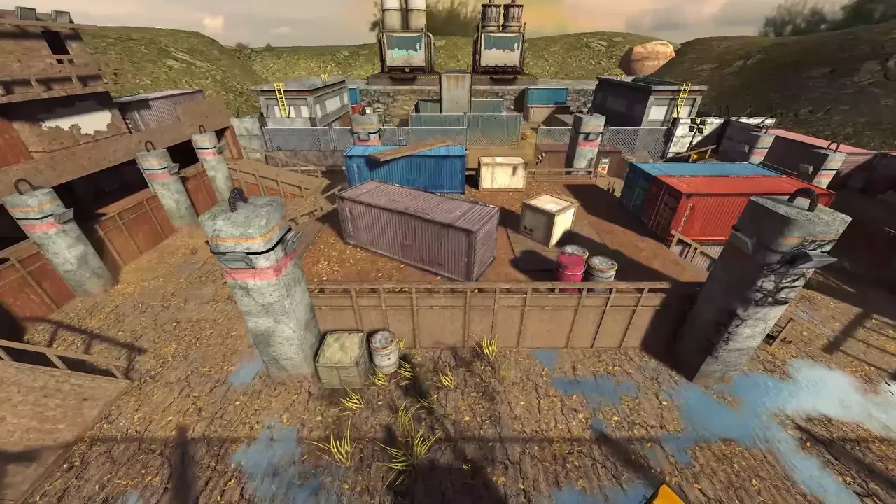 FPS Shooting Mobile Game Optimized Environment
