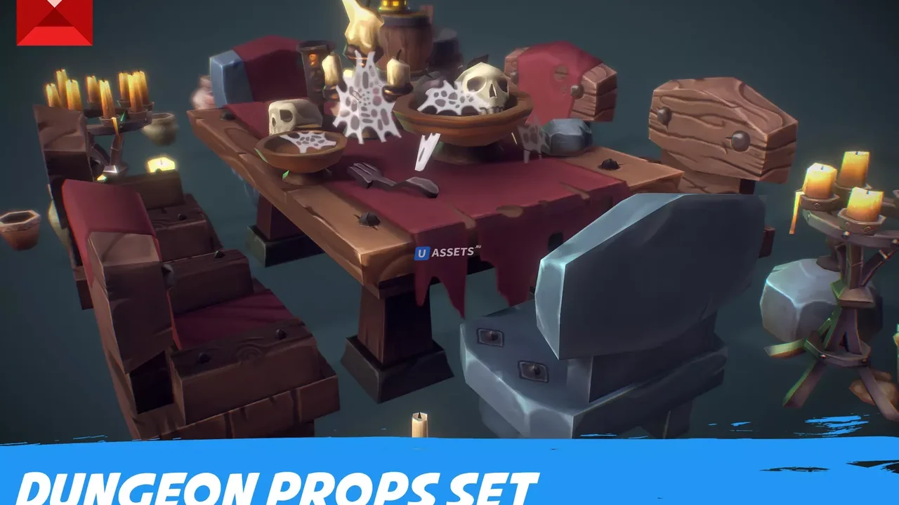 Dungeon Props Pack (100+ Objects)