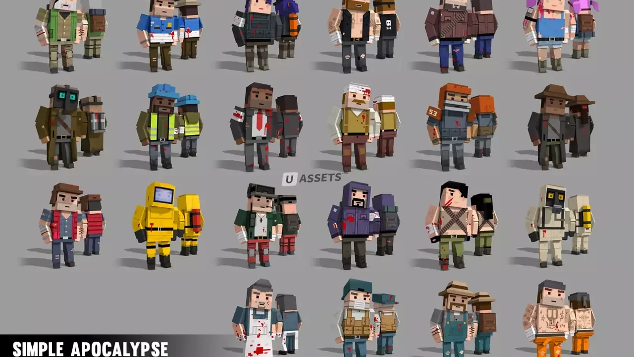 Simple Apocalypse - Cartoon Assets