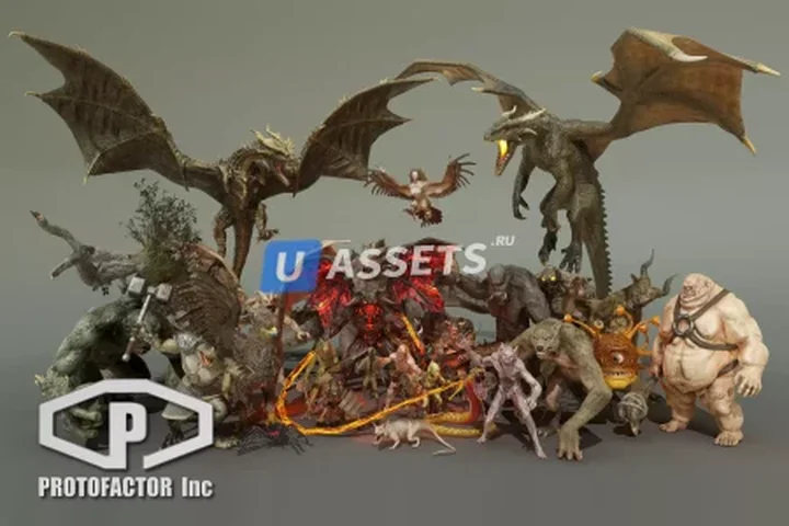 HEROIC FANTASY CREATURES FULL PACK Volume 1