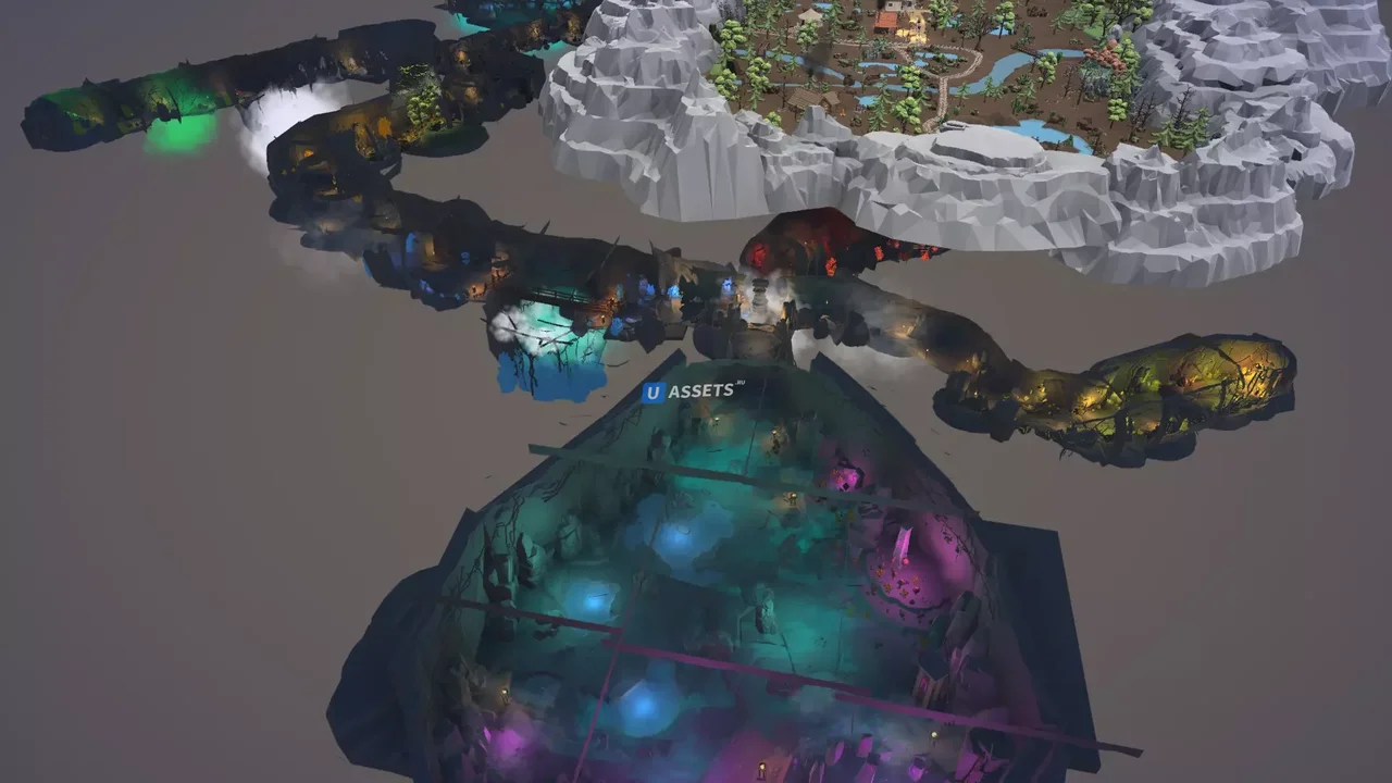 Ultimate Low Poly Mining, Cave & Blacksmith Pack - Ores, Gems, Props, Tools