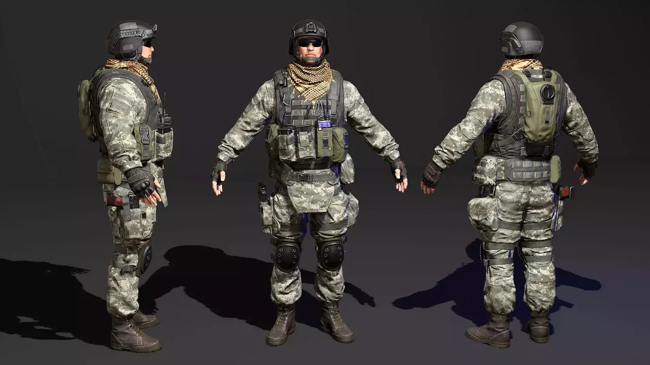 Modern Soldier Camo Pack