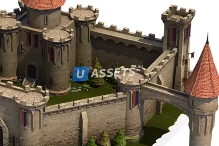 Top-Down Medieval Castle