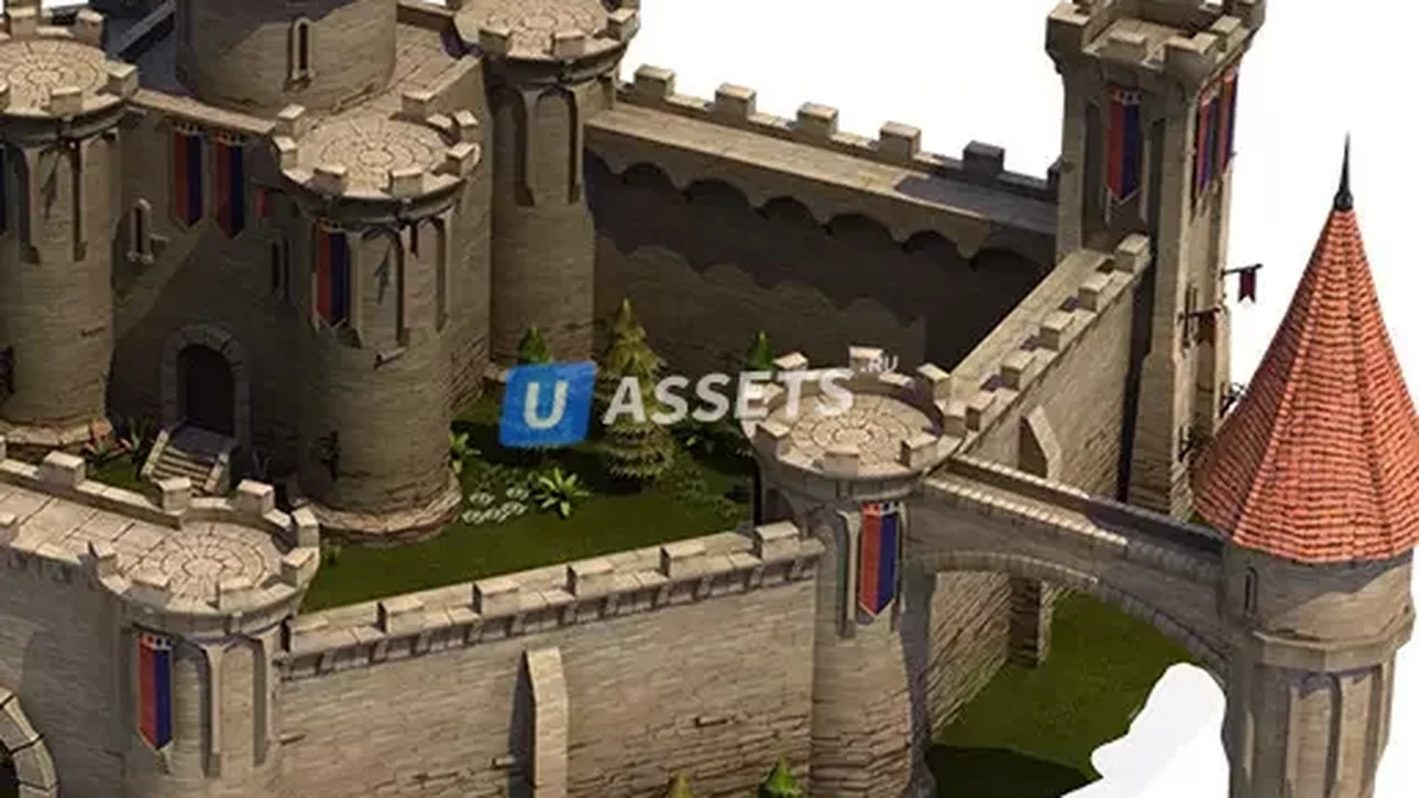 Top-Down Medieval Castle
