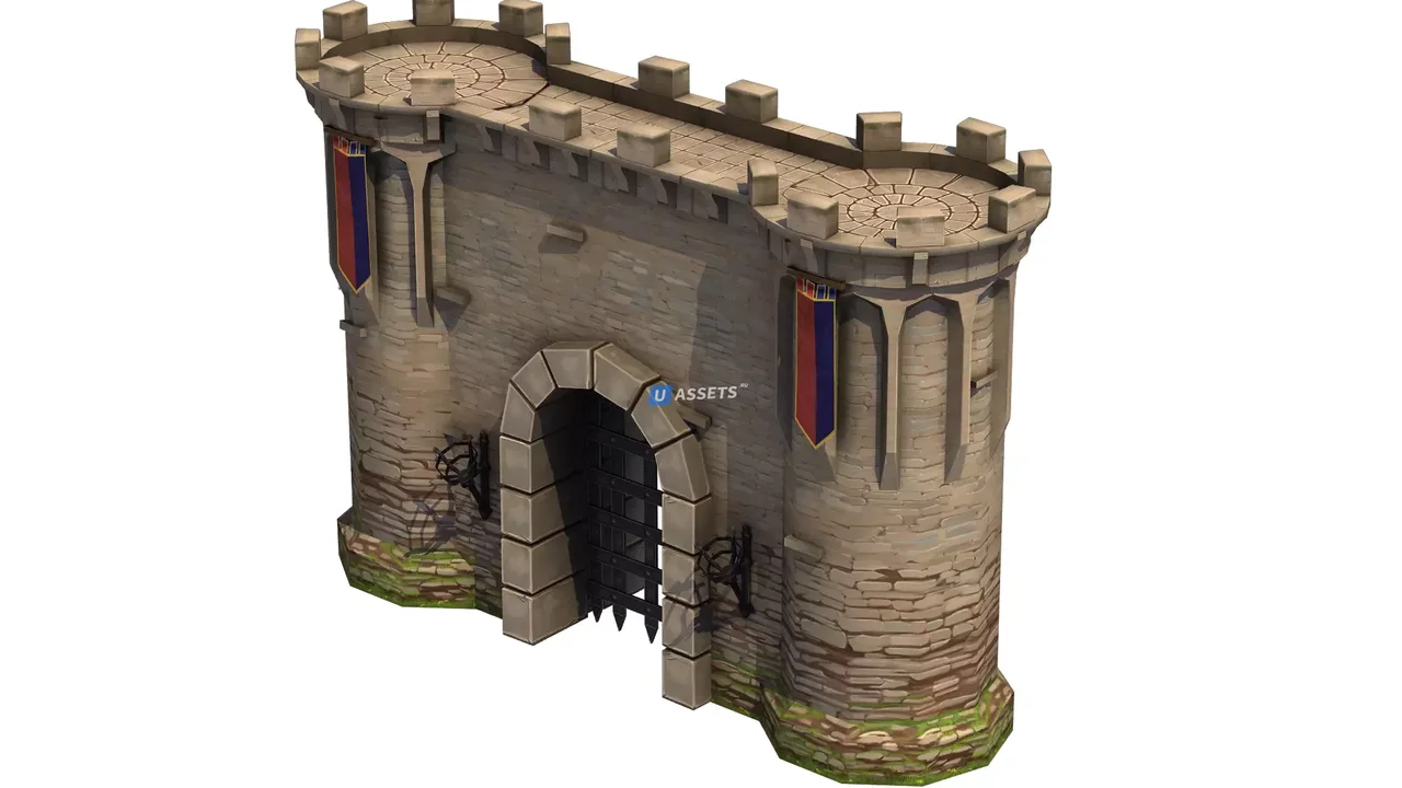 Top-Down Medieval Castle