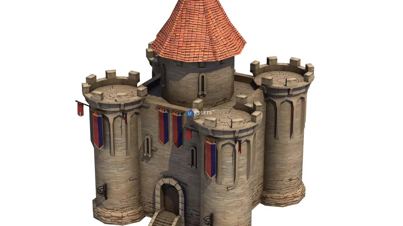 Top-Down Medieval Castle