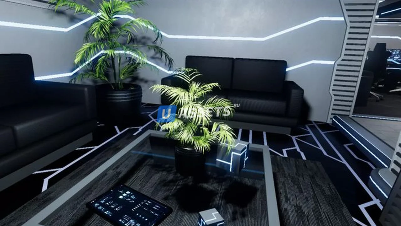 Futuristic Scifi Interior