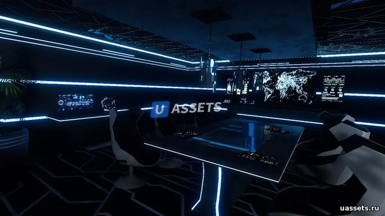 Futuristic Scifi Interior