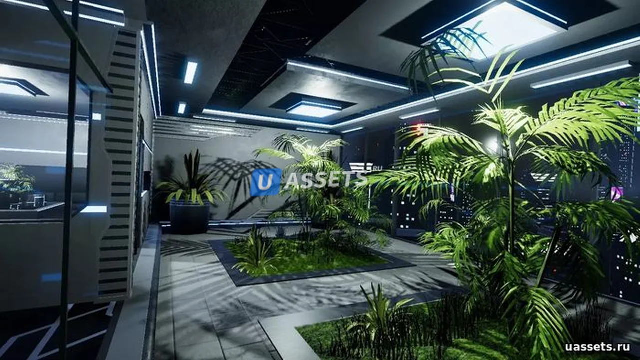 Futuristic Scifi Interior