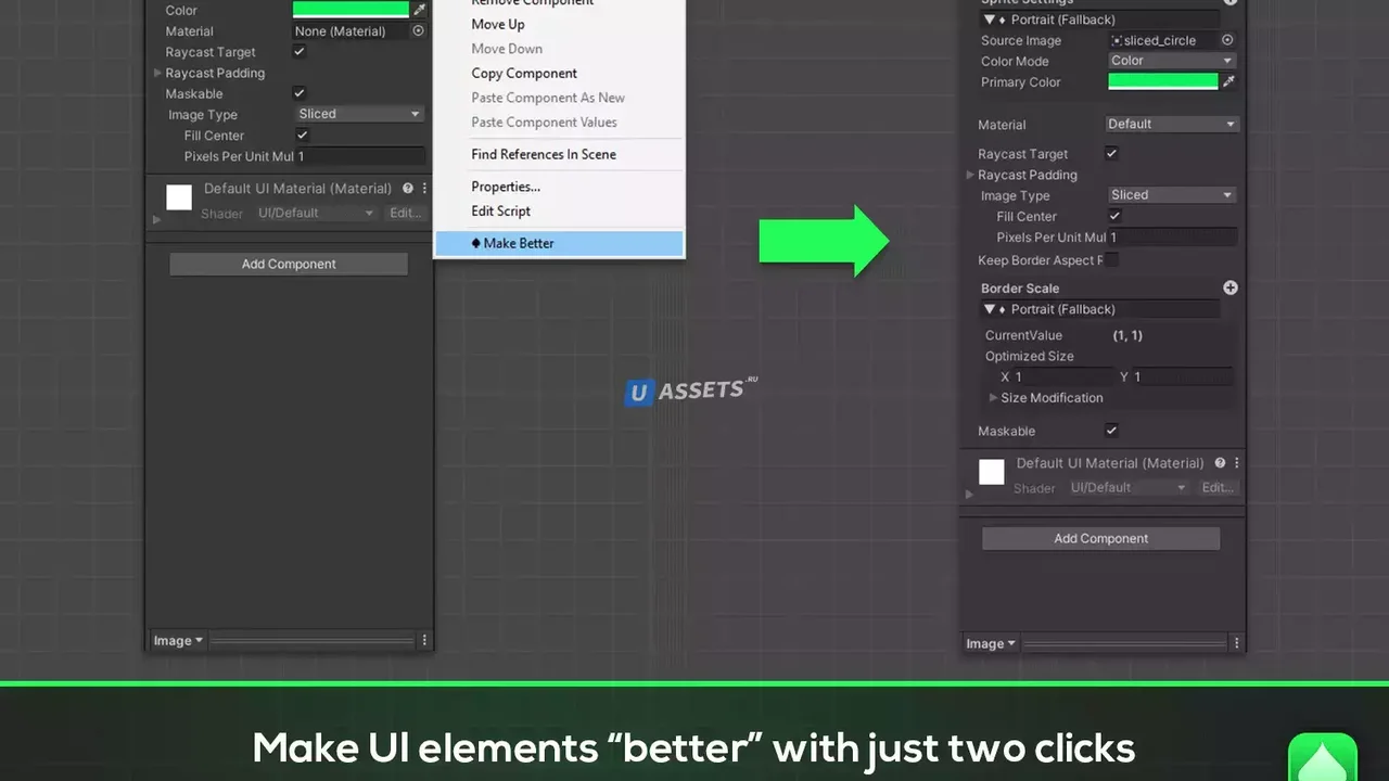 Better UI