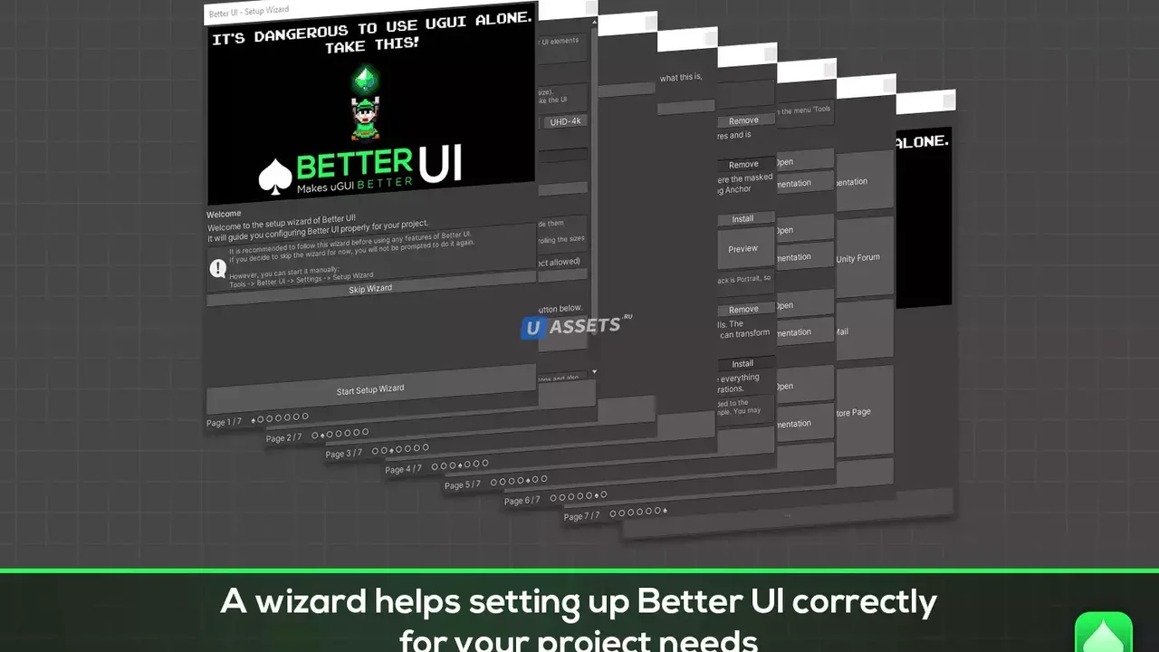 Better UI