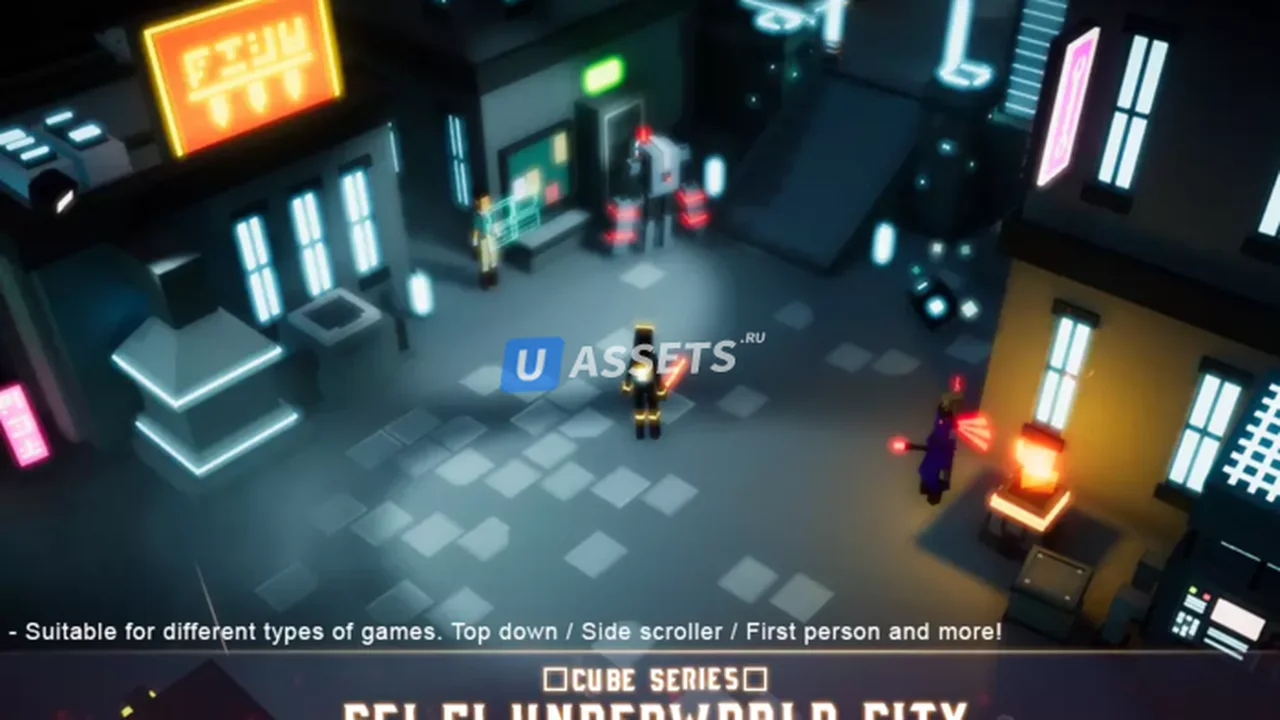 CUBE - Sci Fi Underworld City Pack