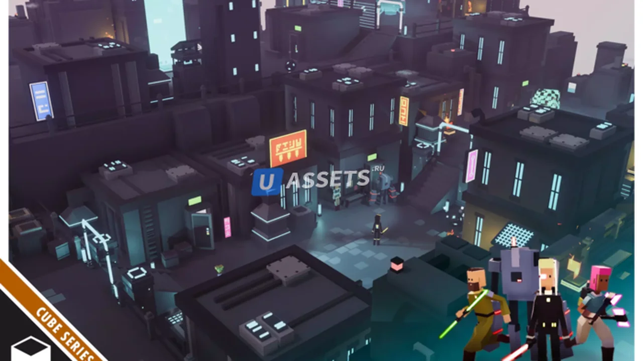 CUBE - Sci Fi Underworld City Pack