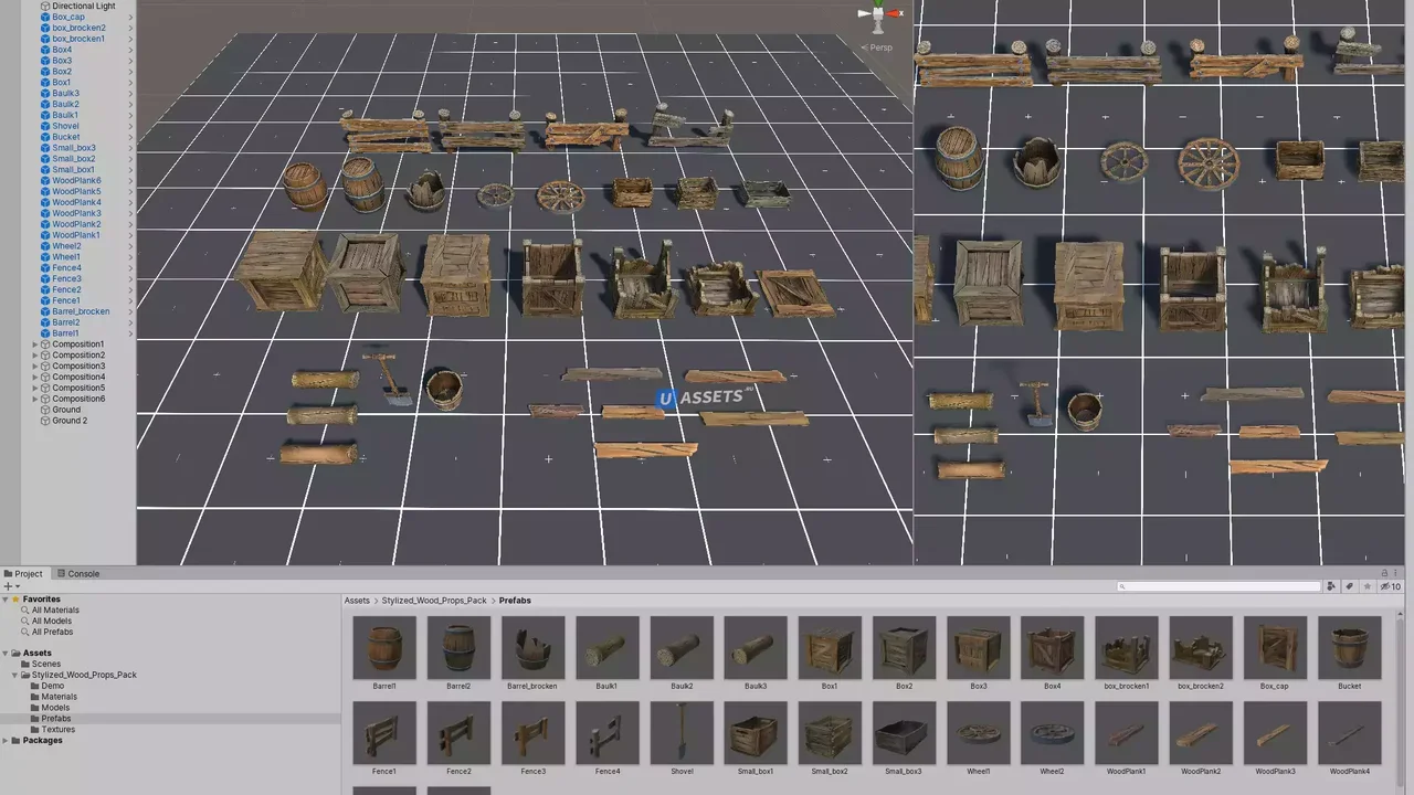 Stylized Wood Props Pack