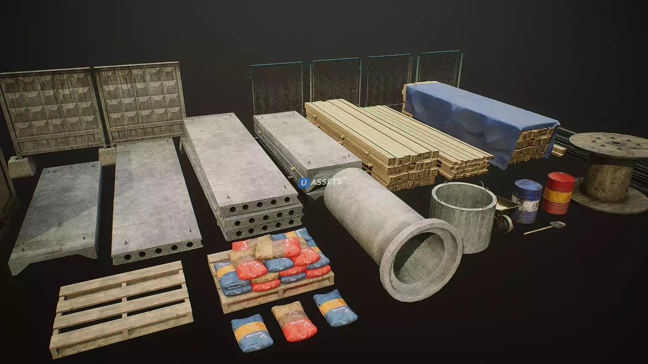 Realistic Construction Props Pack