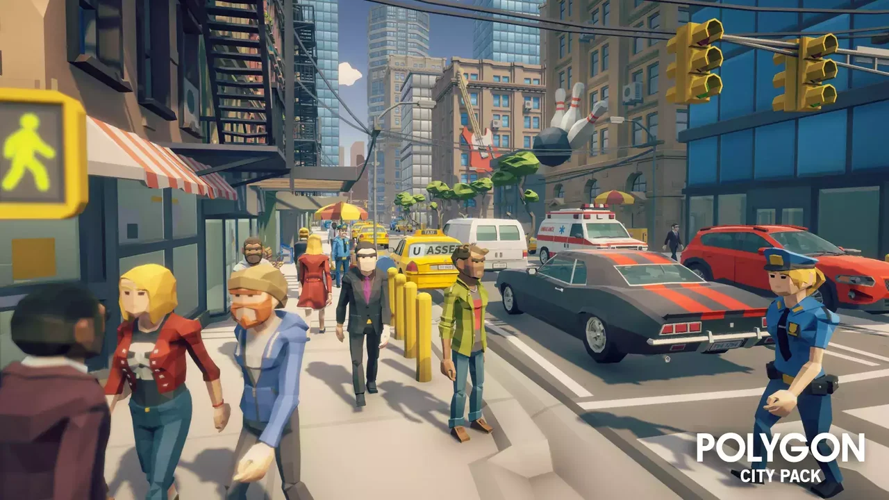 POLYGON City - Low Poly 3D Art by Synty