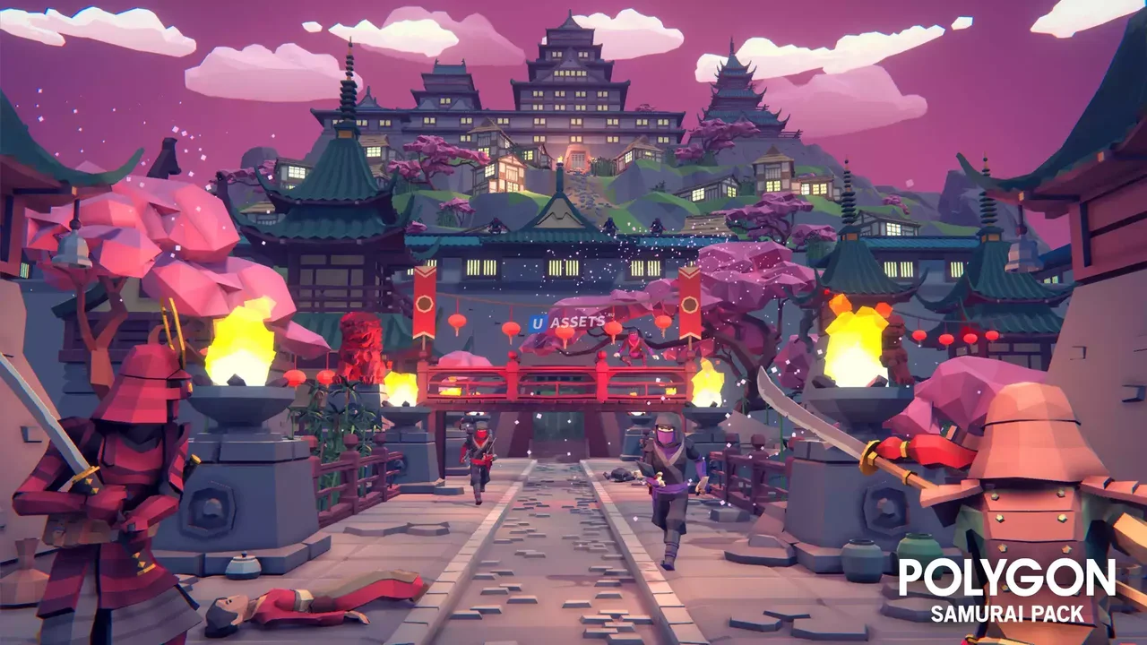 POLYGON Samurai - Low Poly 3D Art by Synty