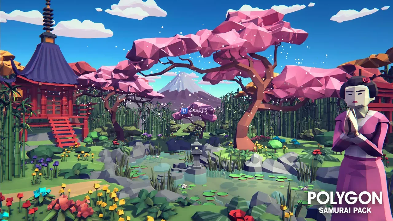 POLYGON Samurai - Low Poly 3D Art by Synty