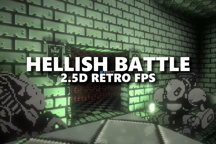 Hellish Battle - 2.5D Retro FPS