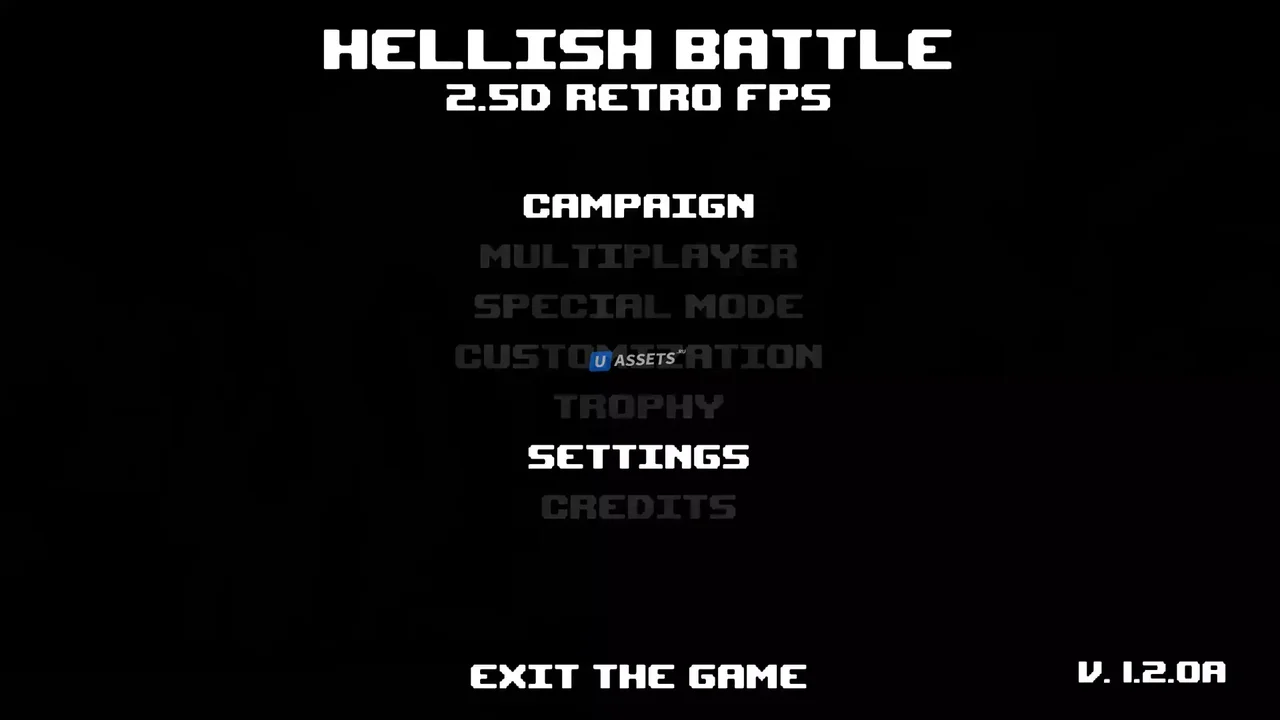 Hellish Battle - 2.5D Retro FPS