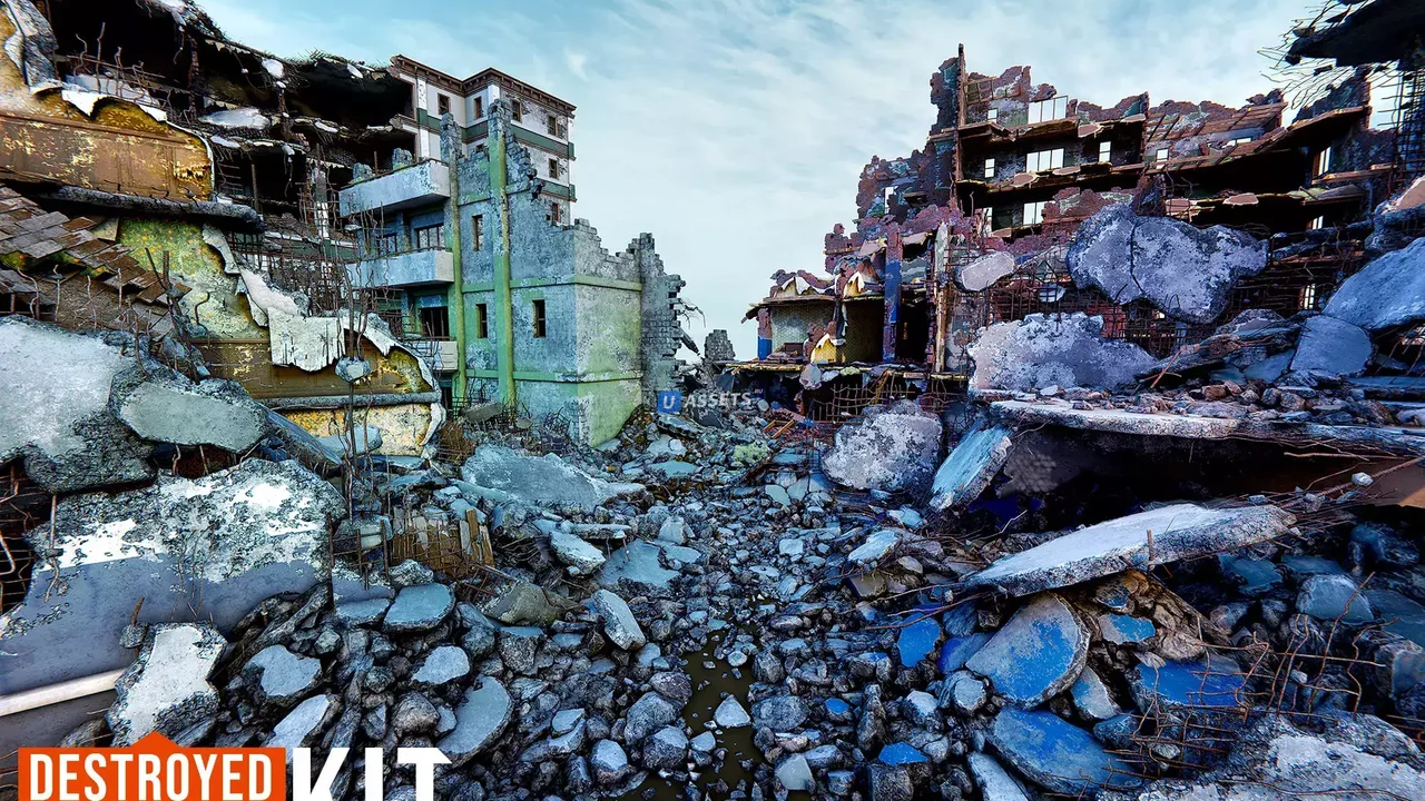 Destroyed Building Kit