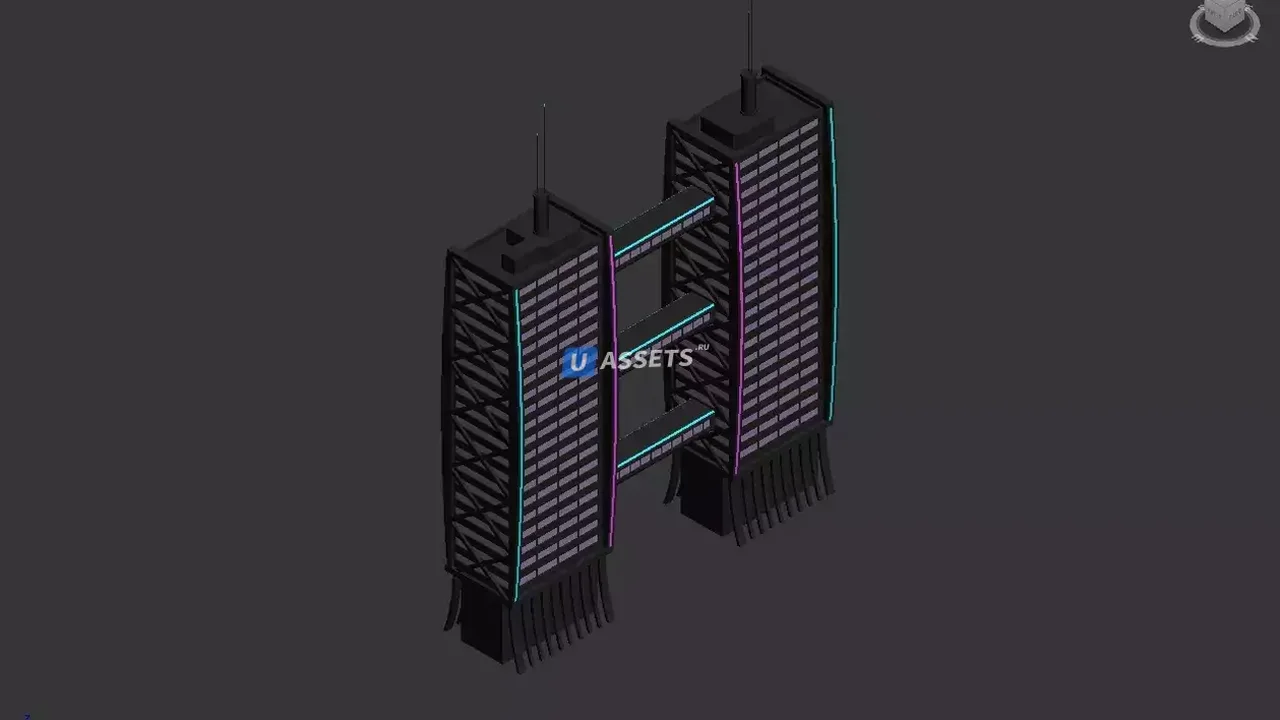 Neon Buildings