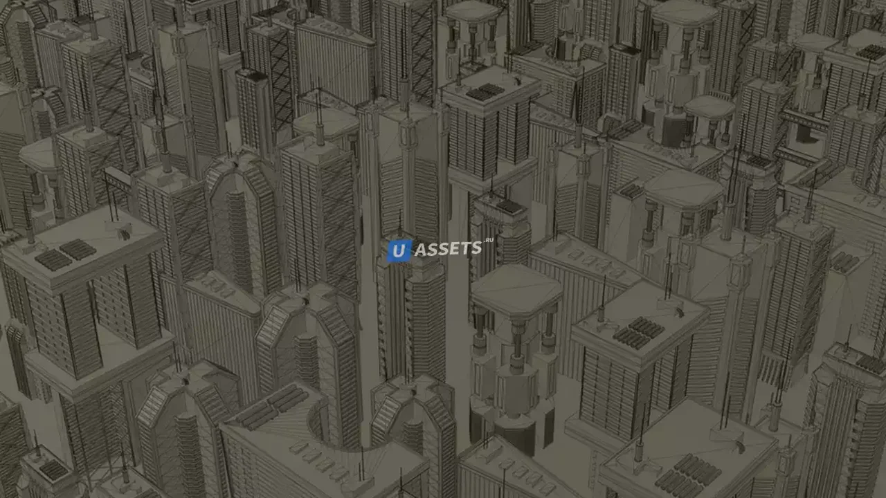 Neon Buildings