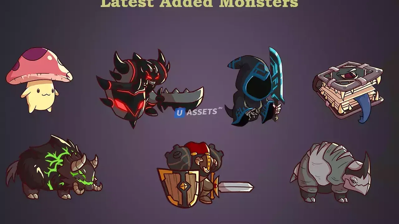 Animated 2D Monsters (Fantazia)