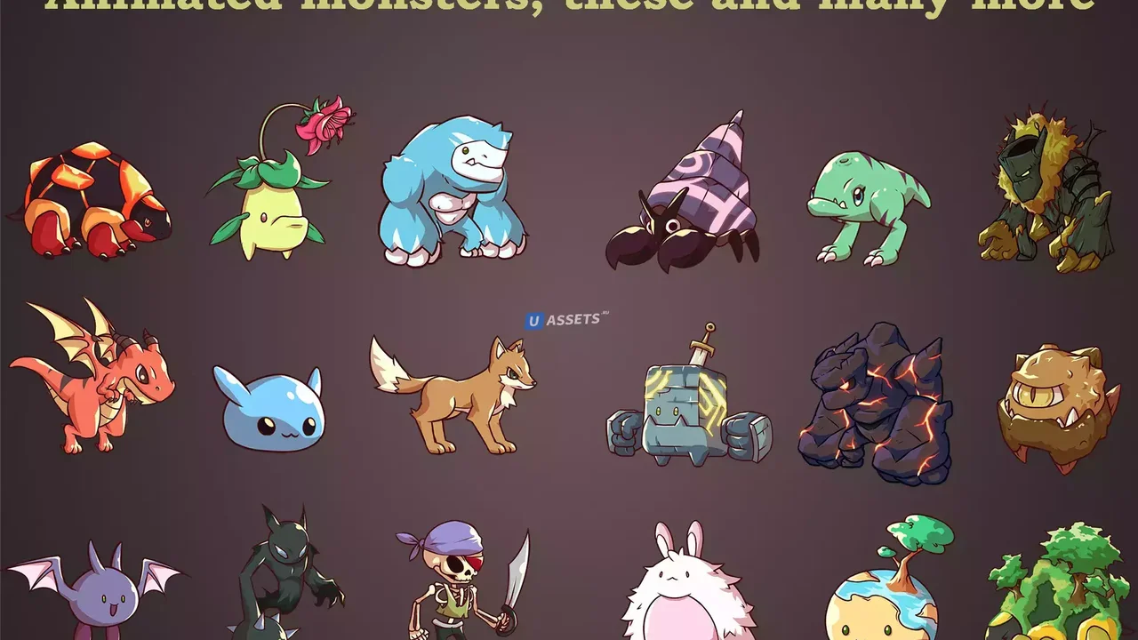 Animated 2D Monsters (Fantazia)