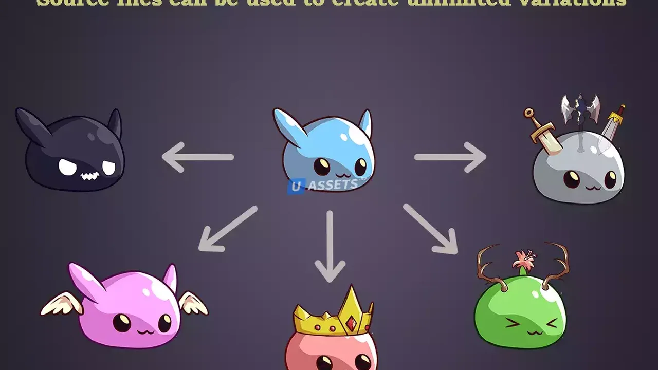 Animated 2D Monsters (Fantazia)