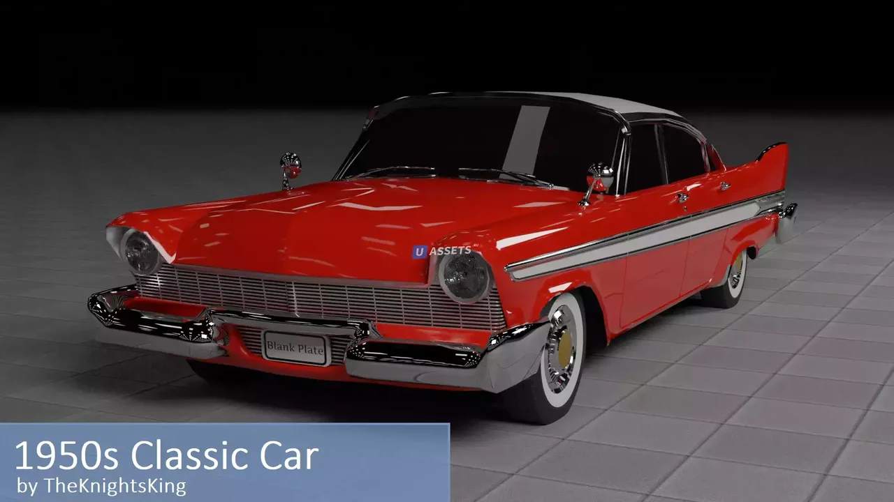 50s, 60s and 70s Car Pack (6 Cars)