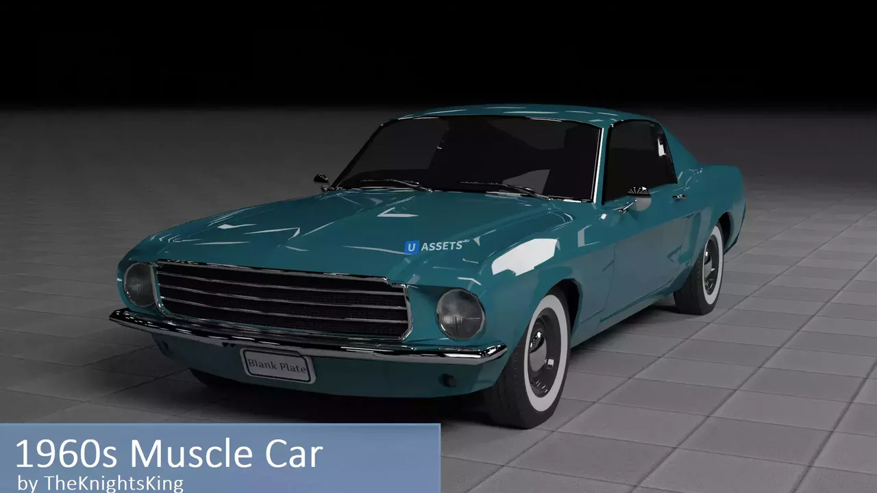 50s, 60s and 70s Car Pack (6 Cars)