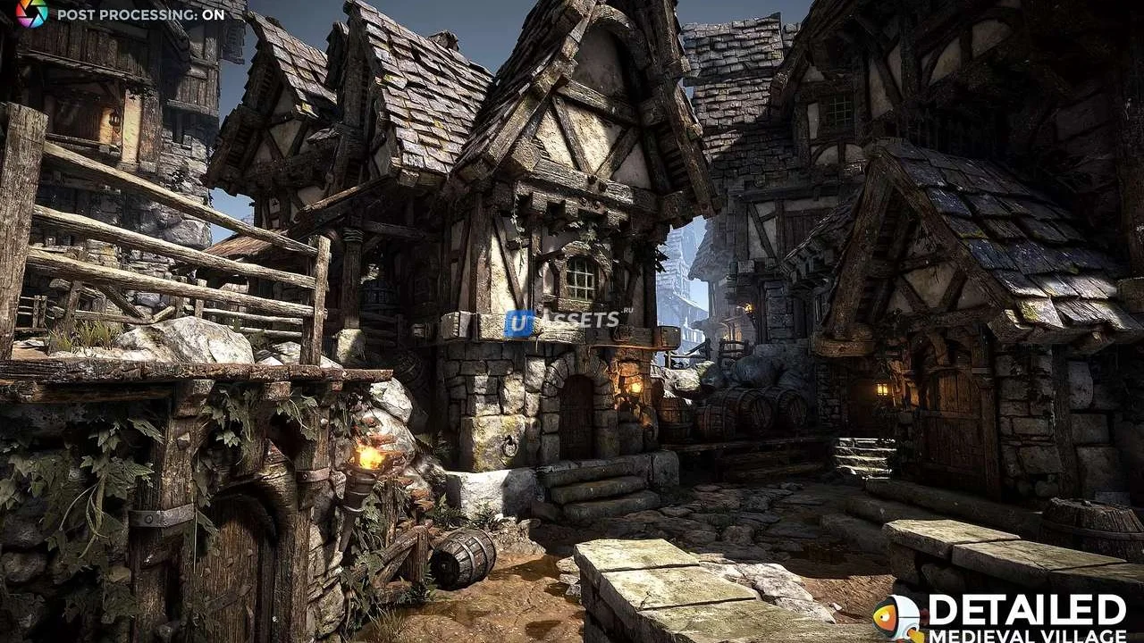 DETAILED - Medieval Village