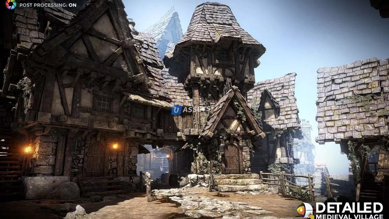 DETAILED - Medieval Village