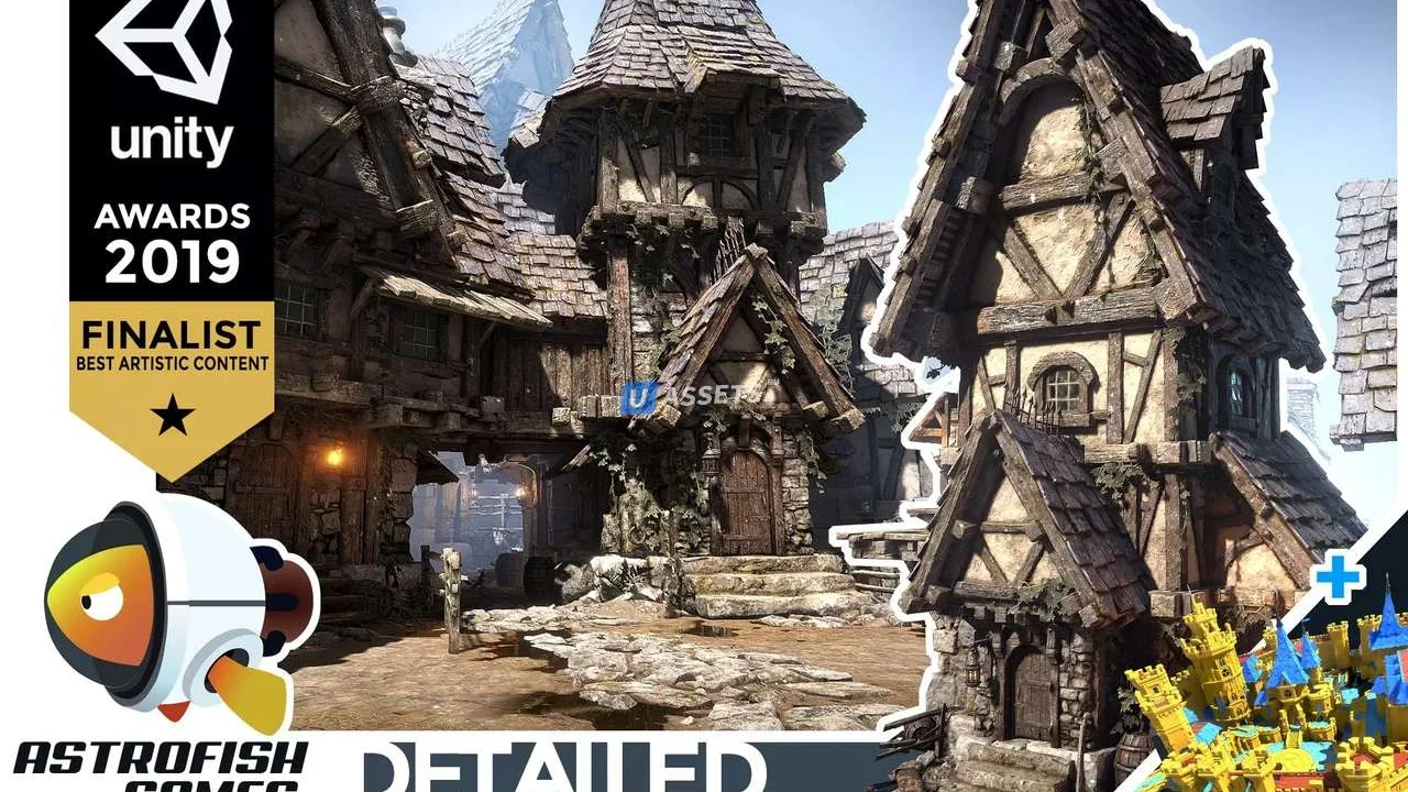 DETAILED - Medieval Village