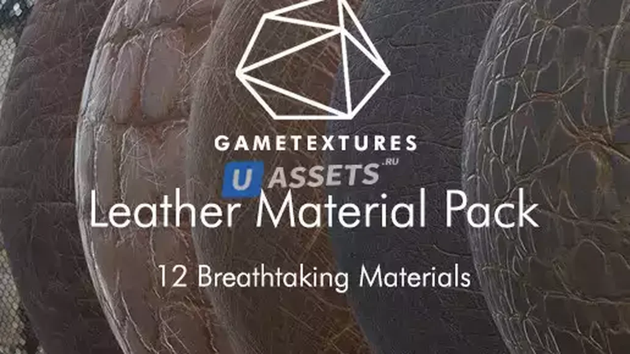 Leather Material Pack by GameTextures